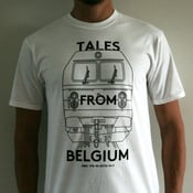 Image of Tales from Belgium T-shirt White, size S / Red M5 double decker More actions