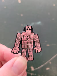 Image 2 of SUNSHINE RETRO MUSCLES PIN