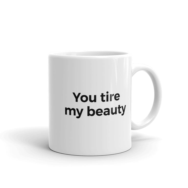 Caneca "Cansas-me a Beleza" Image 3