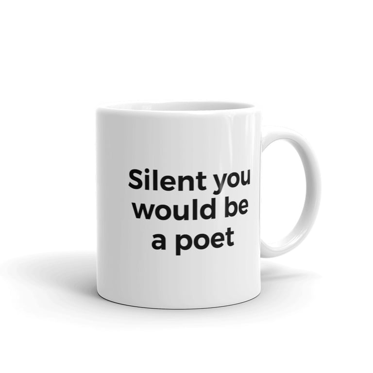 Caneca "Calado eras Poeta" Image 3