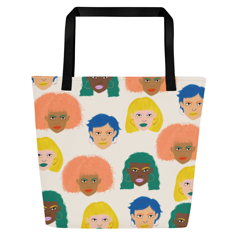 Image of Fairy Dust \ Gal Babes print large bag