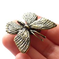 Image 3 of Butterfly - Miniature Brass Insect Ornament