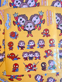 Image 1 of Many Spiders Sticker sheet