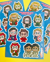 Image 2 of Mini Marvel Sticker Sheet