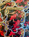 Deadpool Glitter LGBT Sticker