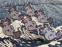 Water cat Luna pin preorder