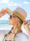 Straw Fedora Hat 
