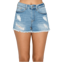 That Vintage Look Denim Shorts