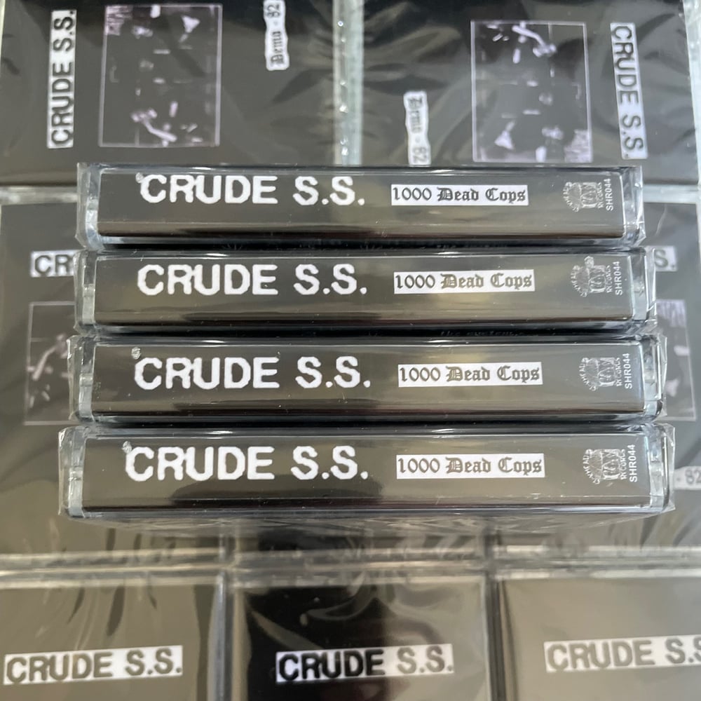 CRUDE S.S. "1000 Dead Cops Demo" CASSETTE