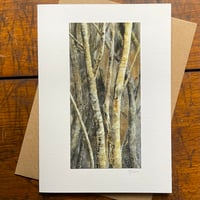 Image 2 of WINTER TREES 1 and 2 ~ GREETINGS CARDS ~ single or set of two