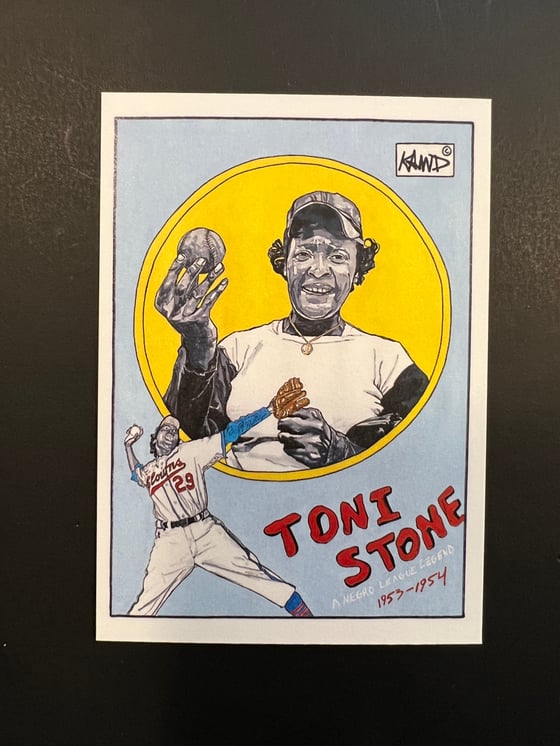 Image of Toni Stone KAWD ART Unsigned Sports Cards 2022