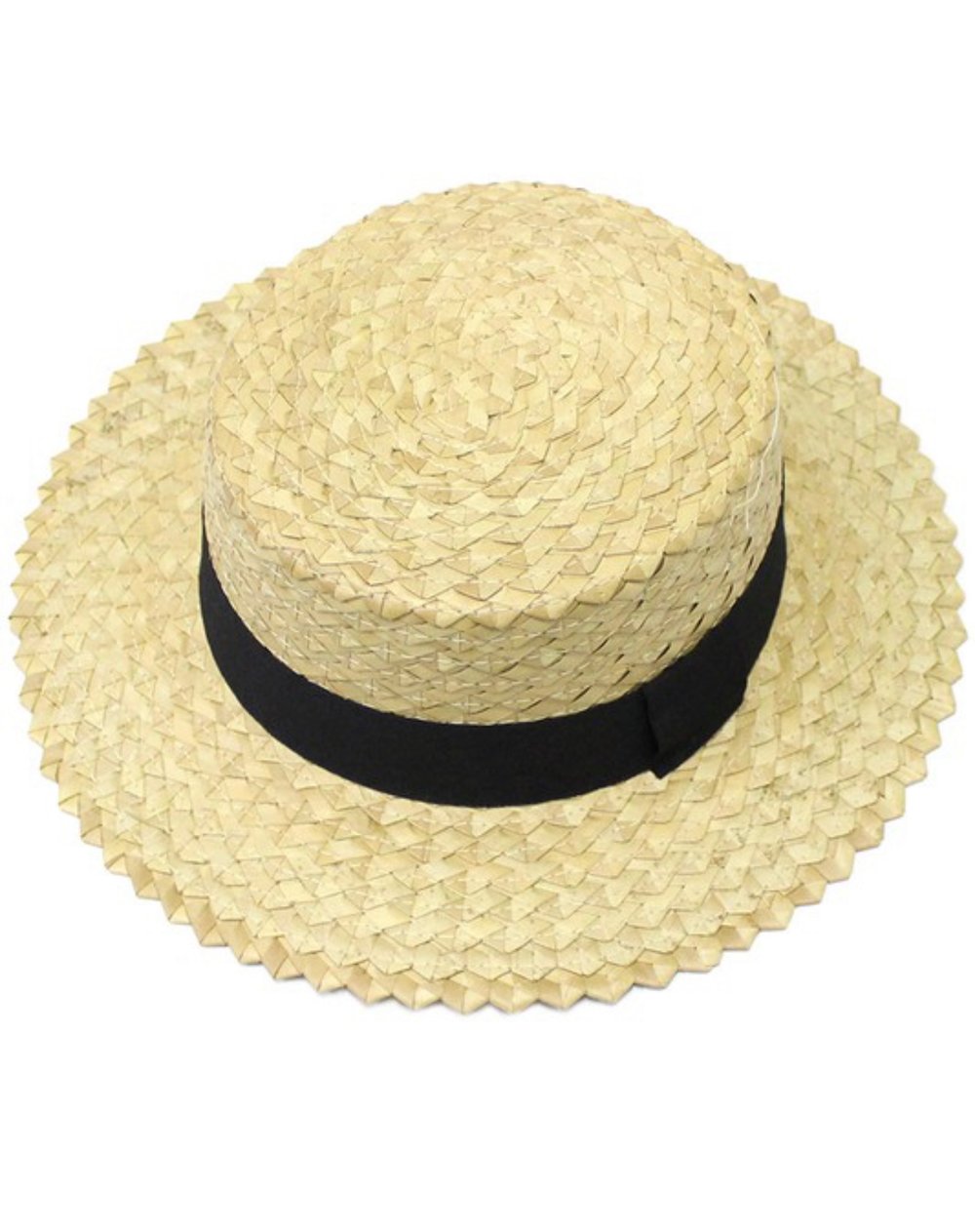 Image of Natural Woven Straw Sunhat 