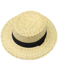 Image 1 of Natural Woven Straw Sunhat 