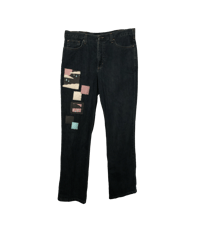 Image 1 of Patchwork 'Rainy Day' Jeans