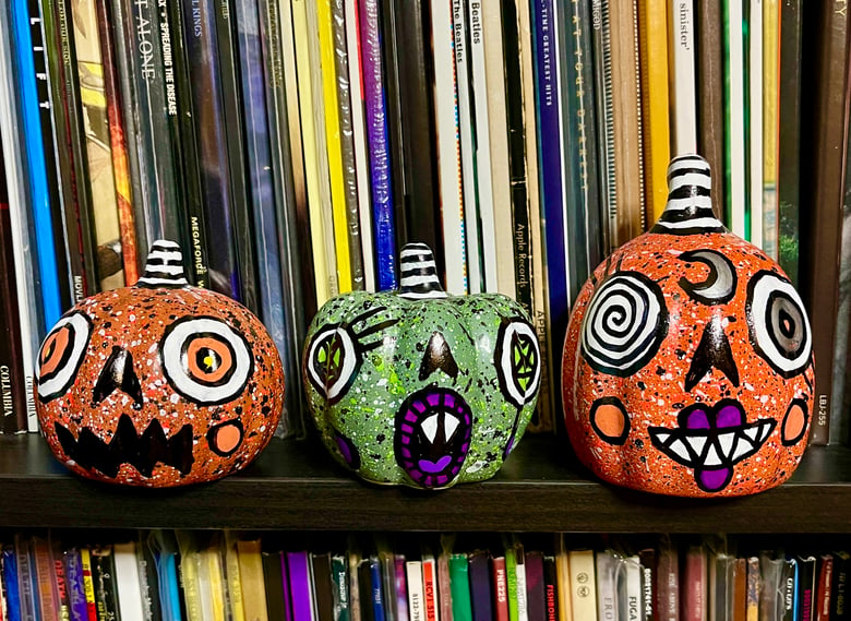 Image of Hand Painted Mini Pumpkins (A)