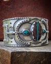 WL&A Heavy Ingot KnifeWing Bisbee Ribbon Cuff - Size 7.5 to 8 Wrist - 235 Grams