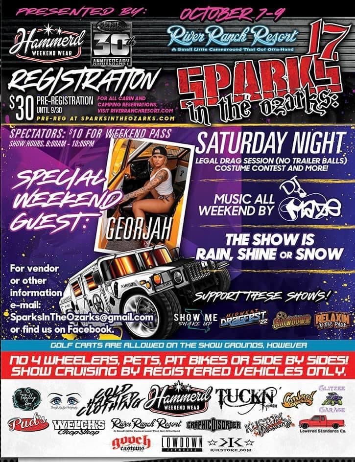 Sparks In The Ozarks 17 Event Shirt
