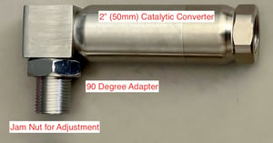Universal O2 Spacer with Catalytic Converter - Pair