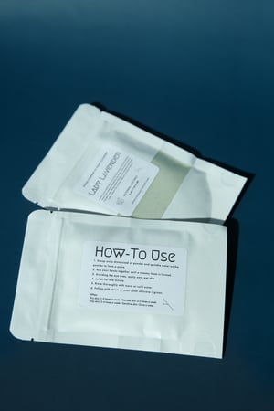 Lady Lavender Powder to Foam Facial Cleanser