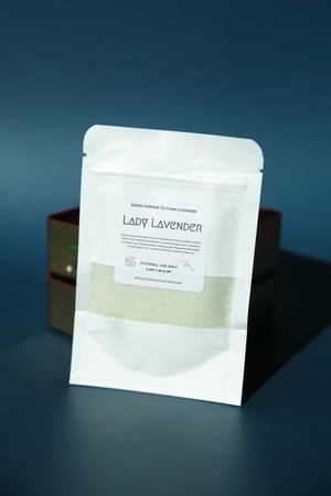 Lady Lavender Powder to Foam Facial Cleanser