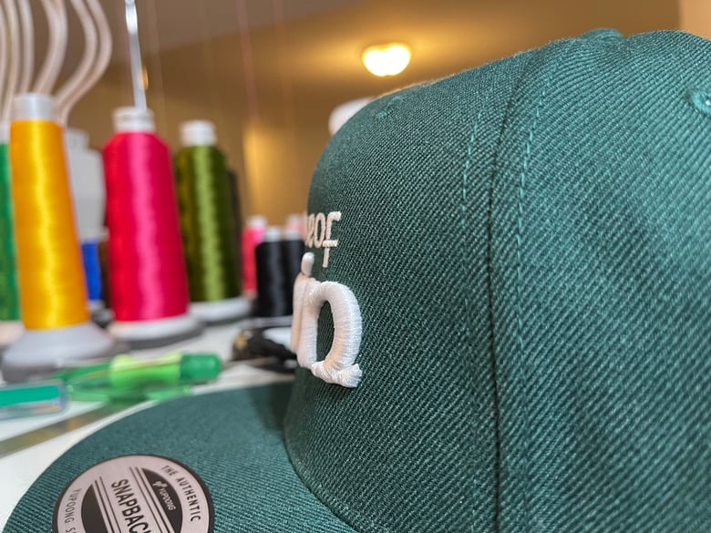 Image of House of Pain 1992 "Slauson Swap Meet" Green snapback. The Danny Boy Model.