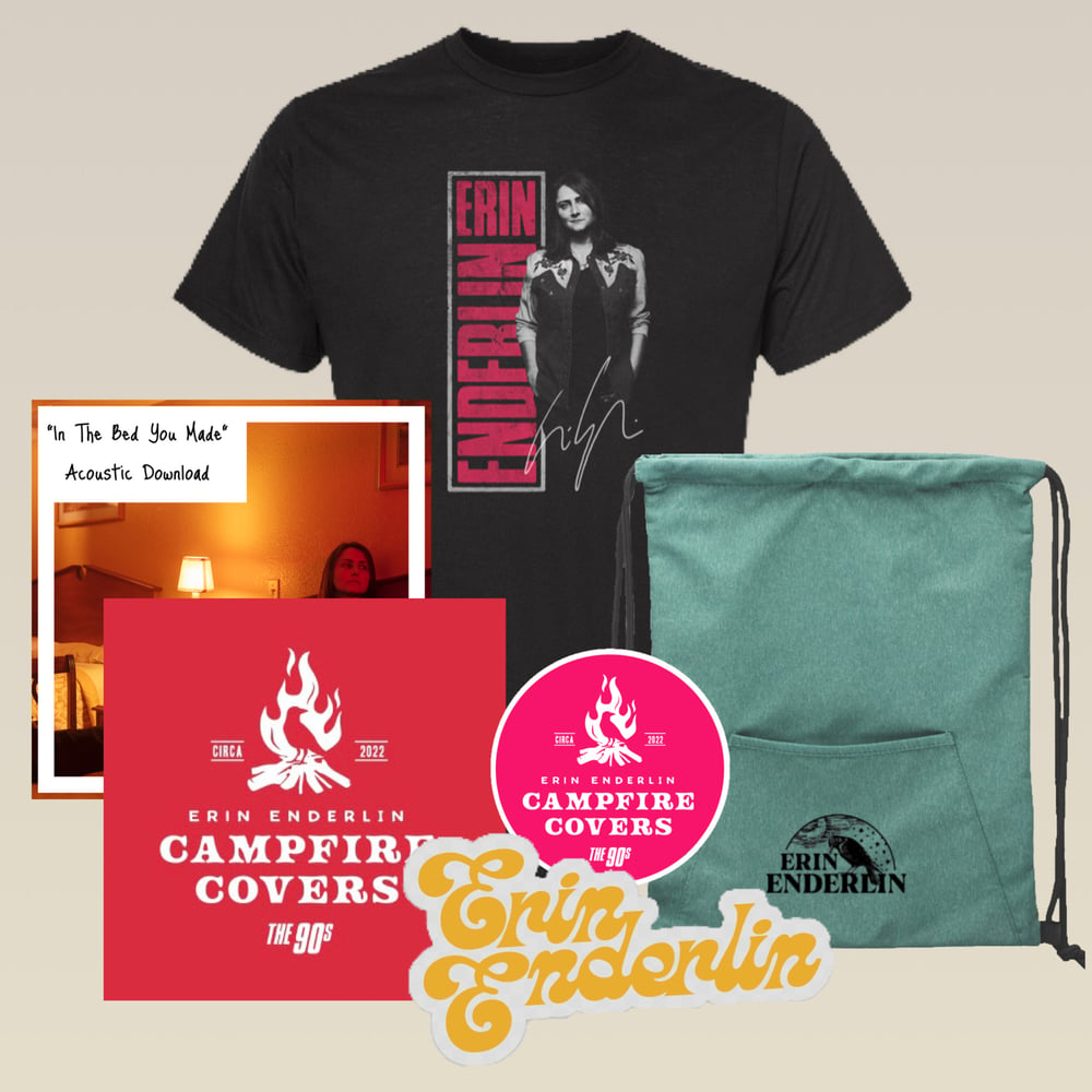 Image of CD, Tee, Acoustic new song, backpack and stickers bundle
