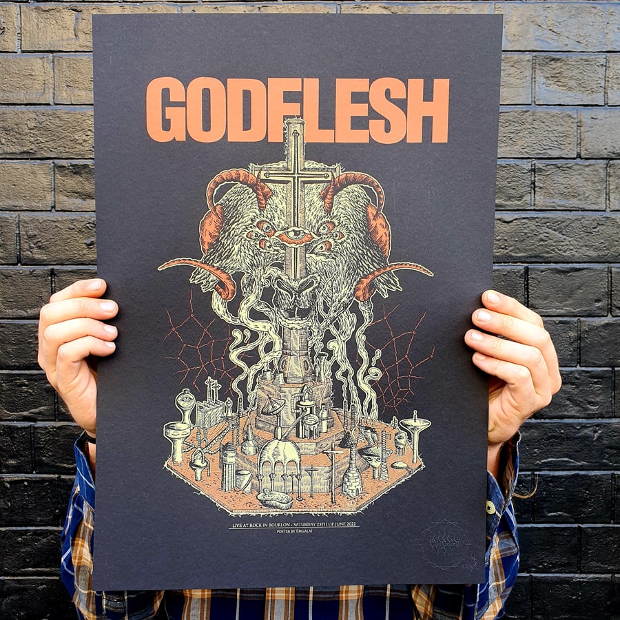 Image of Godflesh at Rock In Bourlon Poster