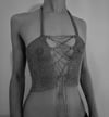 Entangled Crop with Corset Back 