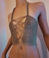 Entangled Crop with Corset Back 