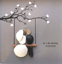 Image 3 of Mr & Mrs on a swing artwork