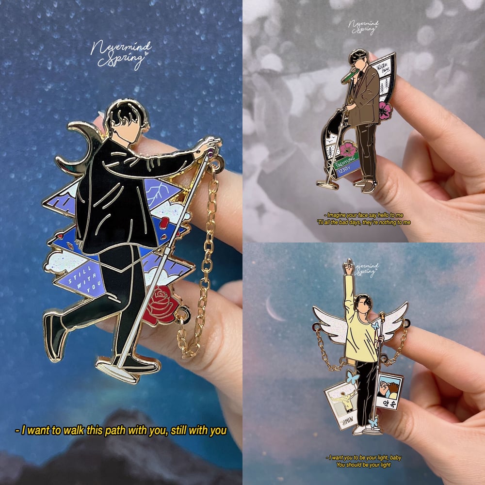 [INDIVIDUAL] Solo Series Enamel Pin 🎤