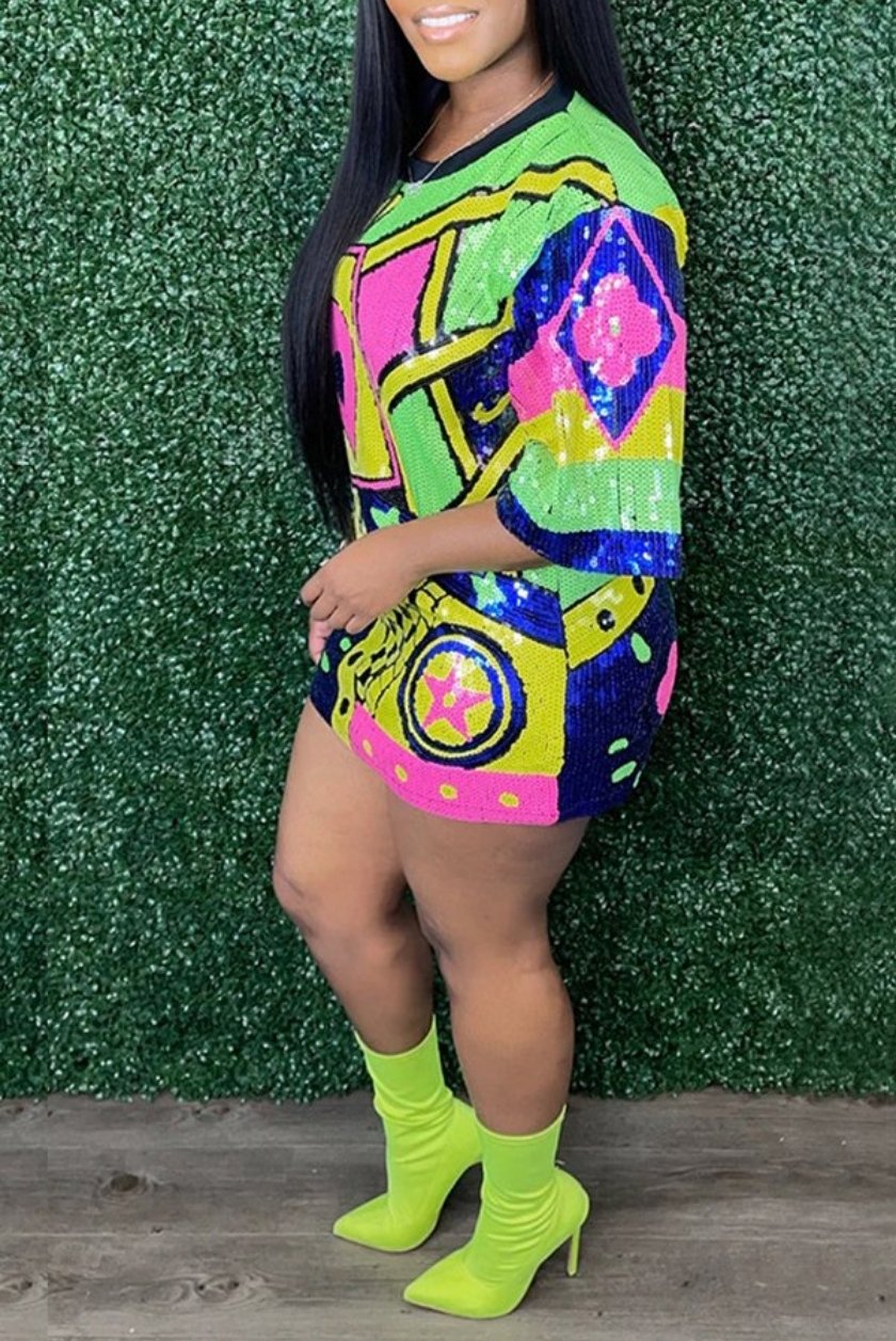 Multi Sequin Top