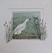 Image 1 of Duck and Dragonfly 3541 - Open Edition Print - Miniature.