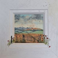 Image 1 of Poppy Gate 3527 - Open Edition Print - Miniature