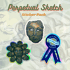 Perpetual Sketch Sticker Pack - Pack of 3