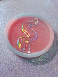 Image 2 of Holographic Snake Resin Trinket Tray