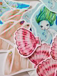 Image 4 of Mermaid sticker pack