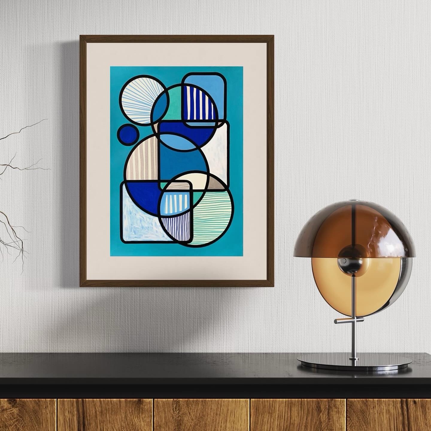 Image of 'Sea Breeze' Acrylic Painting on 300gsm Cotton Paper