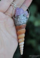 Image 4 of Kyanite Shell Necklace