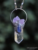 Image 1 of Kyanite & Clear Quartz Necklace