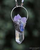 Image 2 of Kyanite & Clear Quartz Necklace