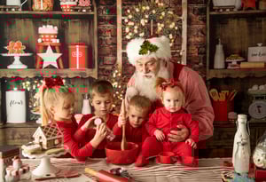 Image of Nov. 8th Brick Kitchen Cookies with Santa 