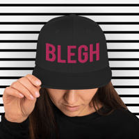 Image 5 of BLEGH SNAPBACK HAT - PINK EDITION