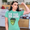 Worn Incredible Hulk "I'd Flex But I Like This Shirt" T-Shirt + Free Signed 8X10