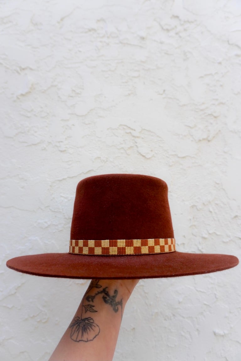 Checkered Hatband