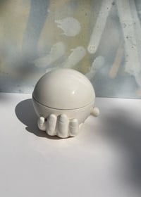 Image 1 of Vintage 80s Hand trinket box 