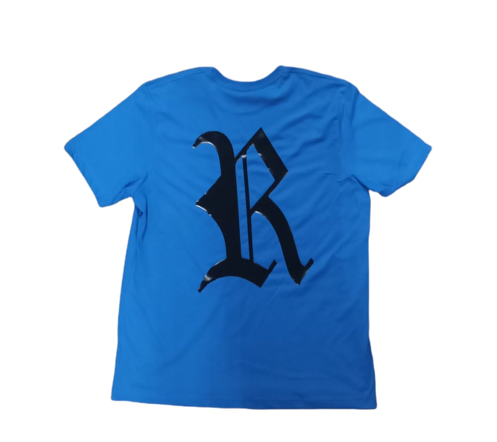 Image of Rebel Outsiders " Blue Black" T-shirt 