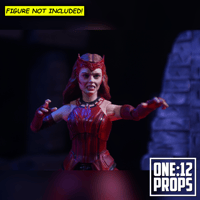 Image 3 of Custom Red Witch Angry Head