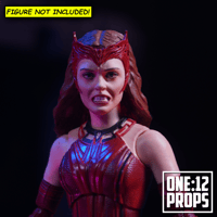 Image 1 of Custom Red Witch Angry Head