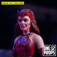 Image 2 of Custom Red Witch Angry Head